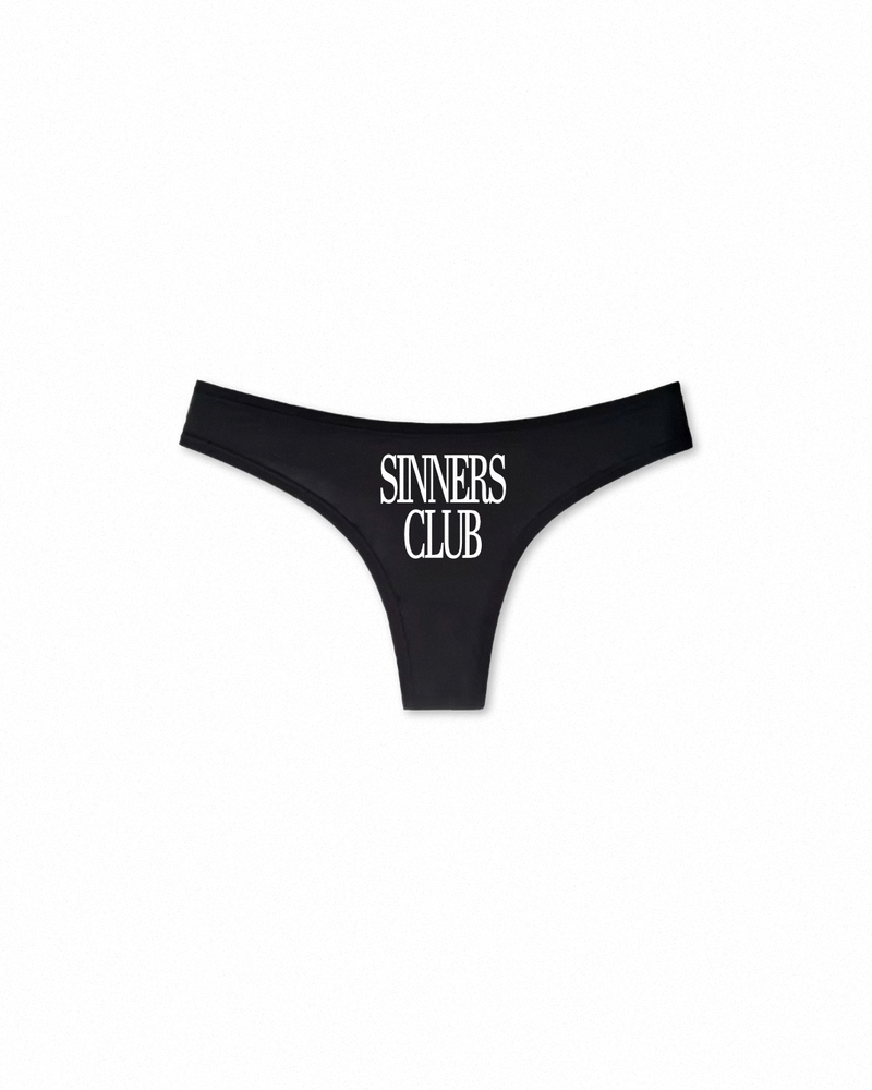 SINNERS CLUB Thong - Musta