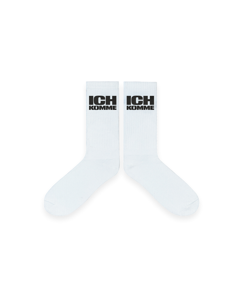 Ich Komme Socks - White
