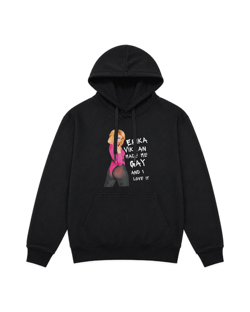Made Me Gay Hoodie - Black
