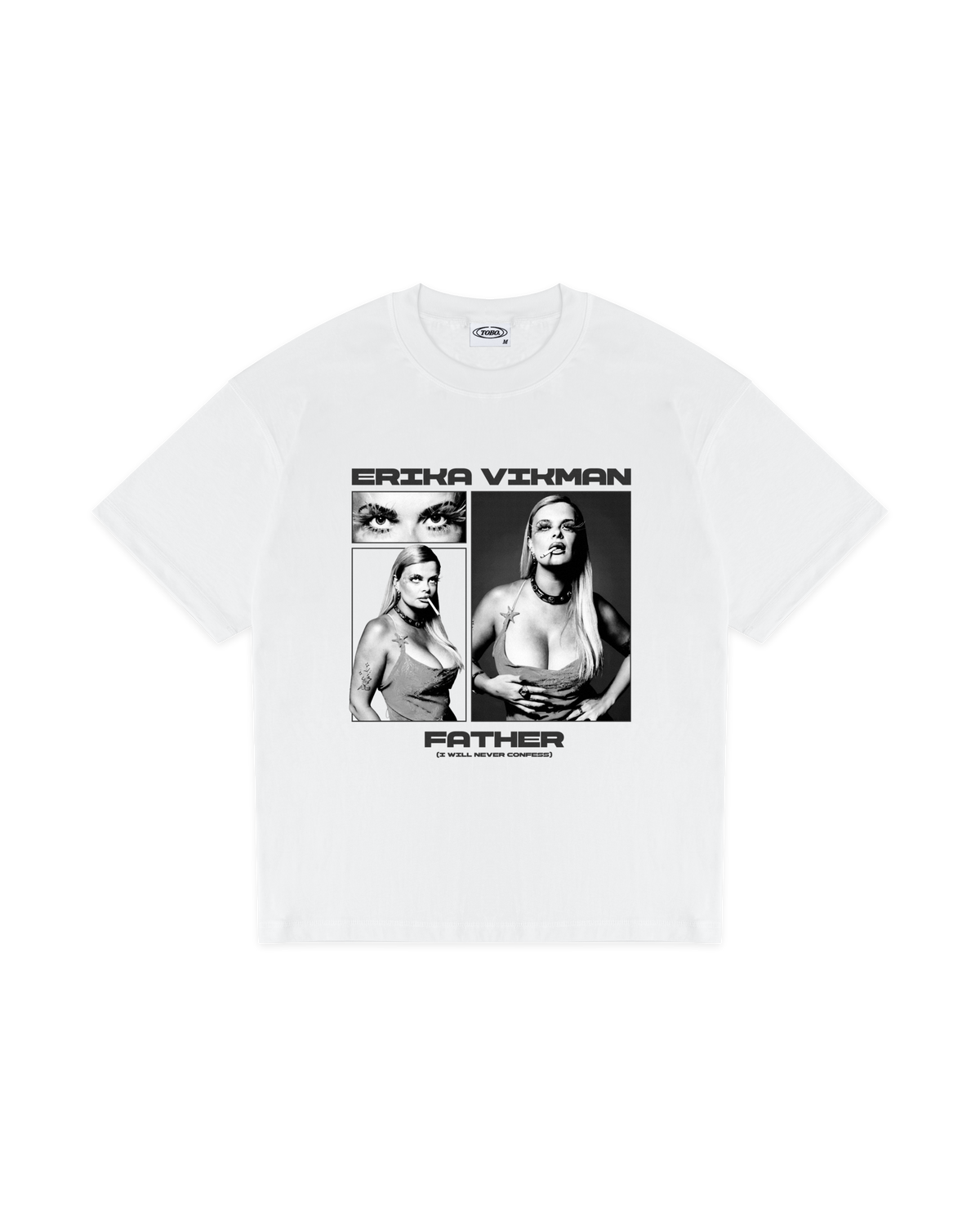 Father B&W T-paita - Valkoinen